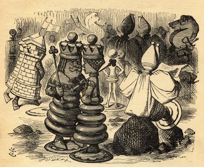 The Chess Players, illustration from 